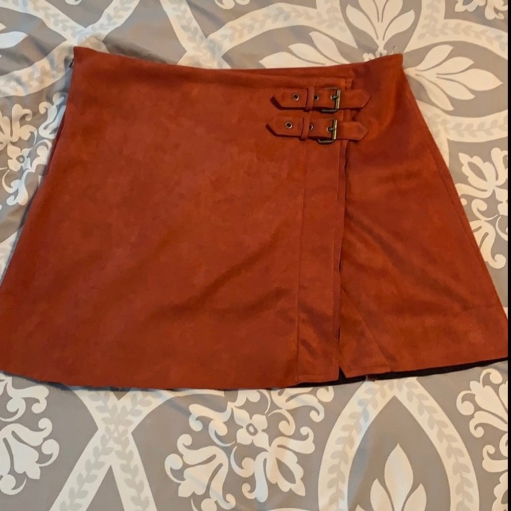 Suede Skirt
